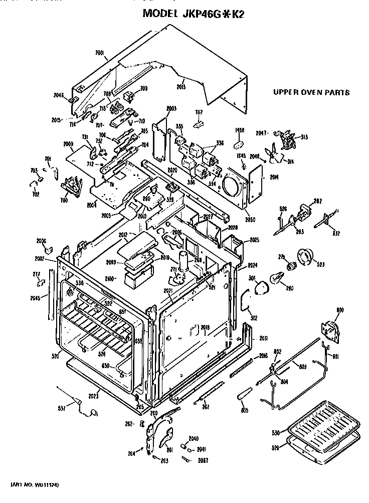 Upper oven