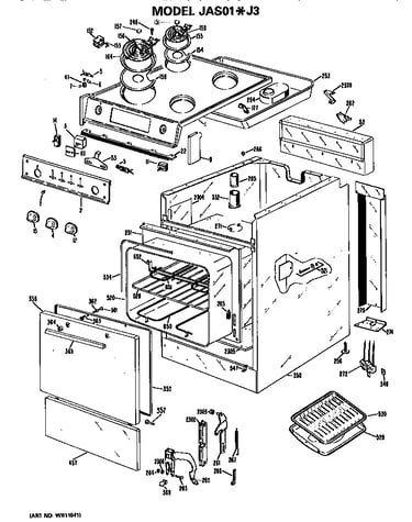 Main body/cooktop/controls