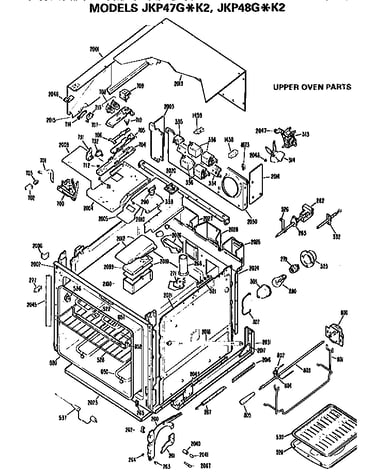 Upper oven