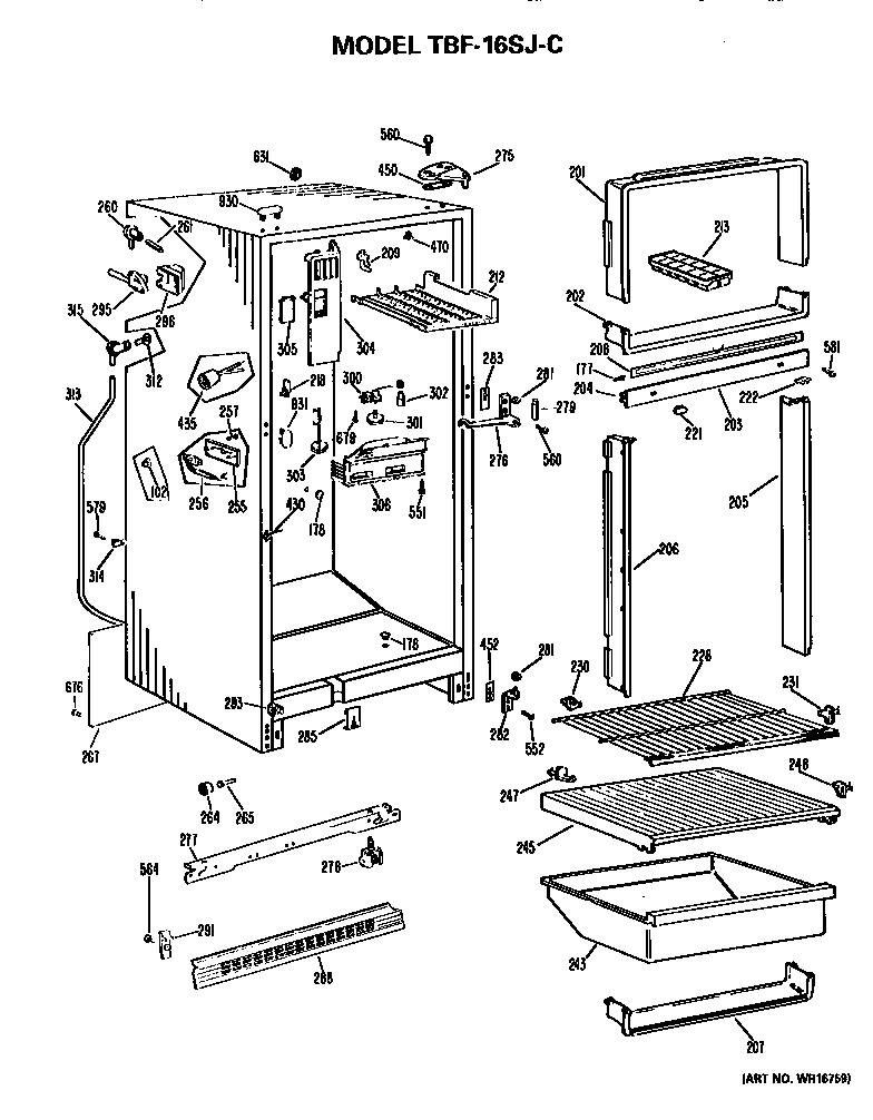 Cabinet parts