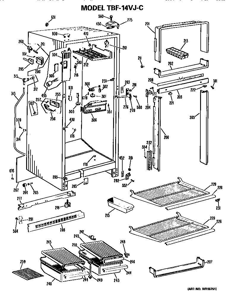 CABINET PARTS