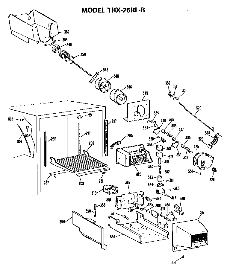 Ice bucket/auger
