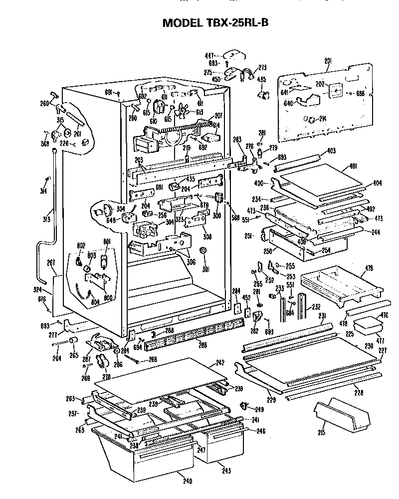 CABINET PARTS