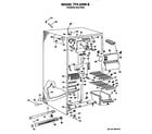 GE TFX22KKB freezer section diagram