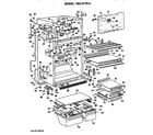 GE TBX21TKCR cabinet parts diagram