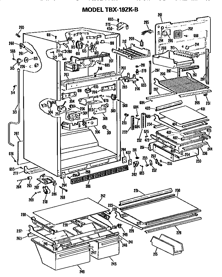 CABINET PARTS