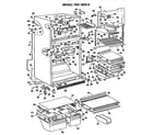 GE TBX19ZKBR cabinet parts diagram