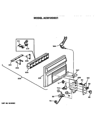 Grille assembly and controls