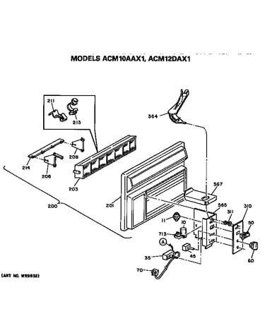 Control box and grille assembly