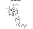 GE ACS06LAT1 control box and grille assembly diagram