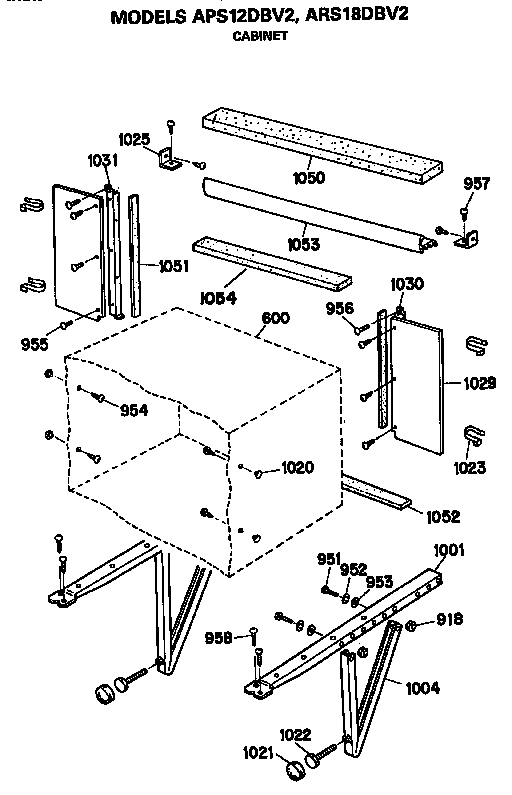 Cabinet and mount
