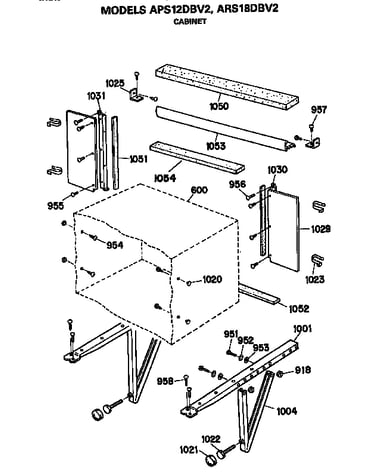 Cabinet and mount