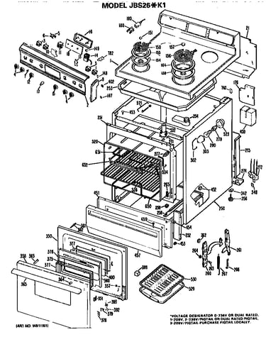 Main body/cooktop/controls