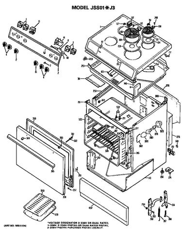 Main body/cooktop/controls