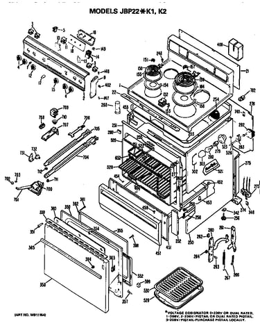 Main body/cooktop/controls