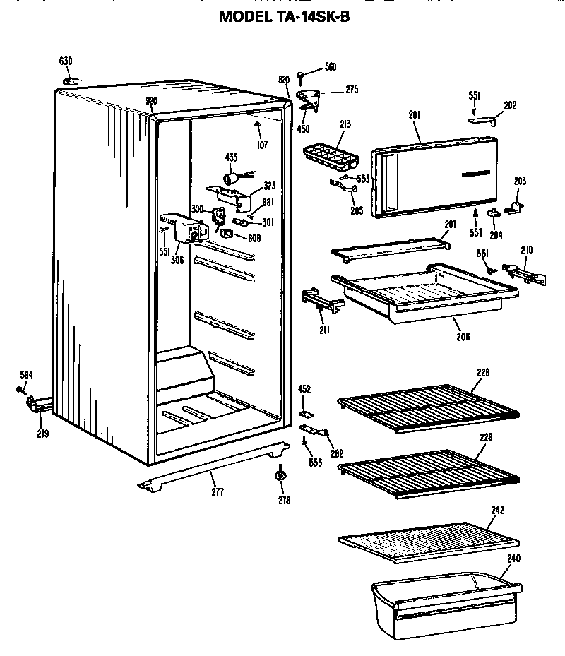 CABINET PARTS