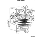 GE TB13SKBR cabinet parts diagram