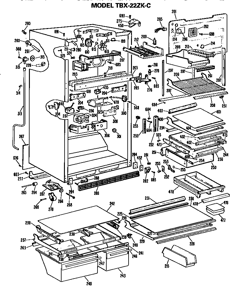 Cabinet parts