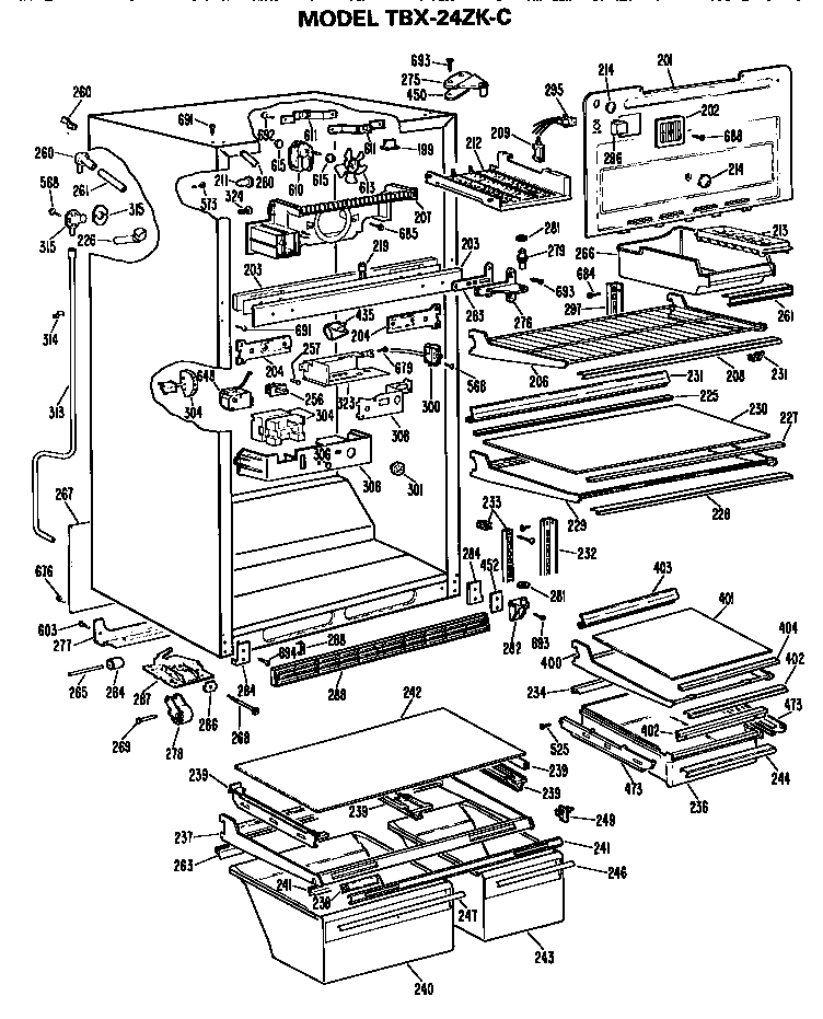Cabinet parts