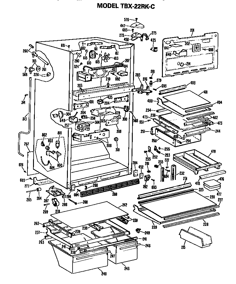 Cabinet parts