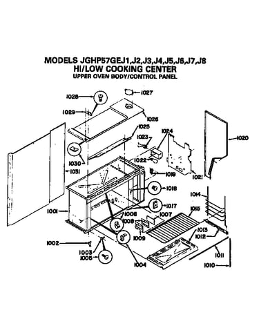 Upper oven body