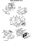 Main body/cooktop/door/broiler/backsplash