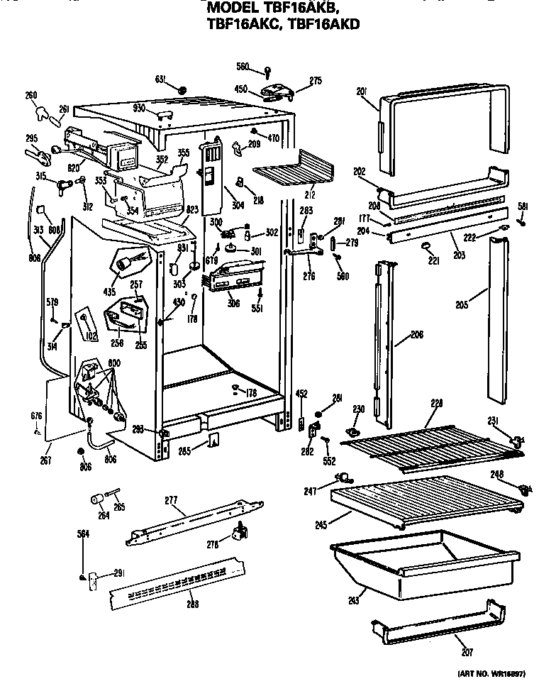 CABINET PARTS