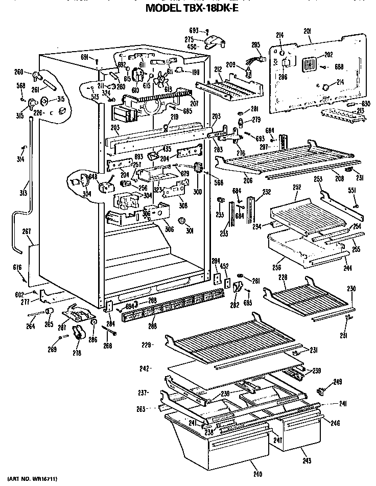 Cabinet parts