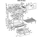 GE TBX18AKEL cabinet parts diagram