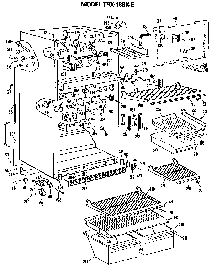 CABINET PARTS