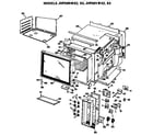 GE JHP56V*K3 upper oven diagram
