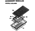 GE JP672B9K5 accessory modules diagram