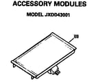 GE JP678B9K1 accessory modules diagram