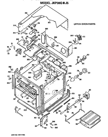 Upper oven