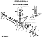 GE GSD990L-01 motor-pump diagram