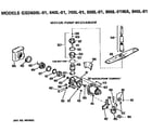 GE GSD900L01WA motor-pump diagram