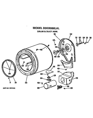 Drum and duct assembly