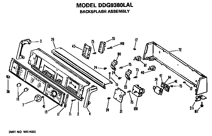 Backsplash assembly