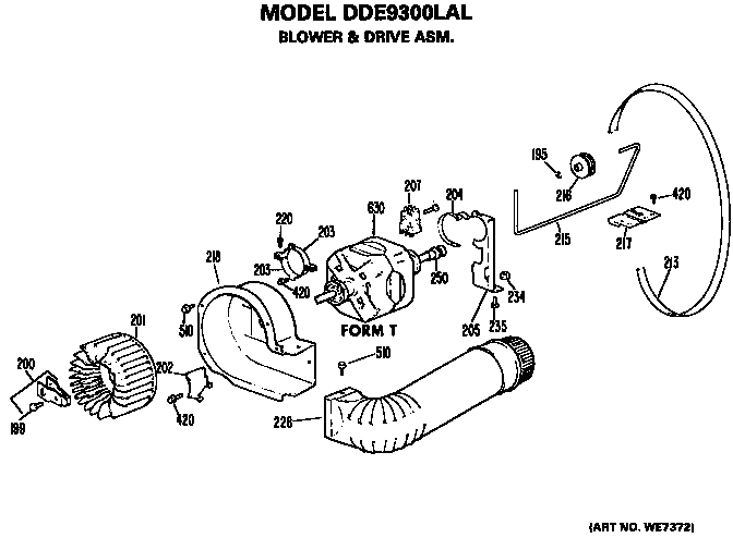 Blower and drive assembly