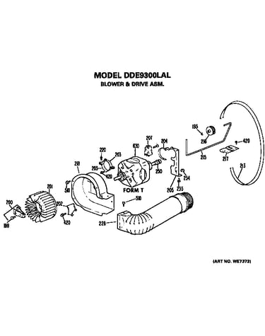 Blower and drive assembly