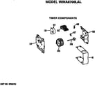 GE WWA8700LAL timer assembly diagram