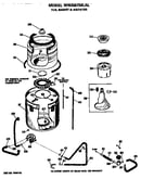 Tub, basket and agitator