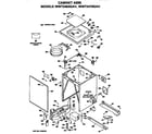 GE WWT2470GAV cabinet assembly diagram