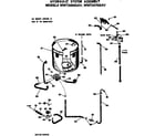 GE WWT2450GAV hydraulic system assembly diagram