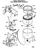 Tubs, water valve and lid switch