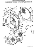 Drum, motor and blower