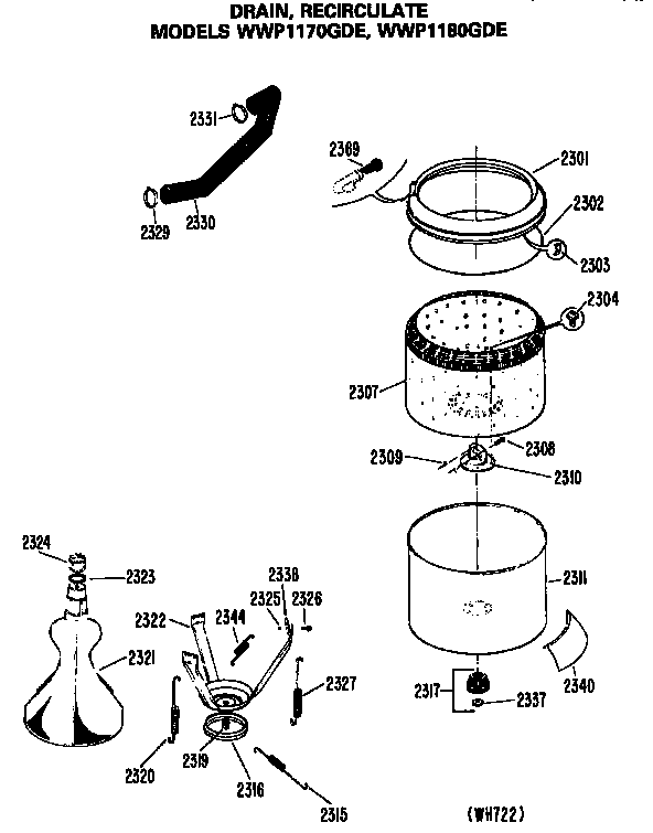 Drain recirculate