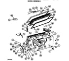 GE CB26DMB cabinet parts diagram