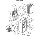 GE TA4SLB cabinet parts diagram