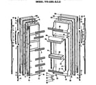 GE TFX22KLC doors diagram
